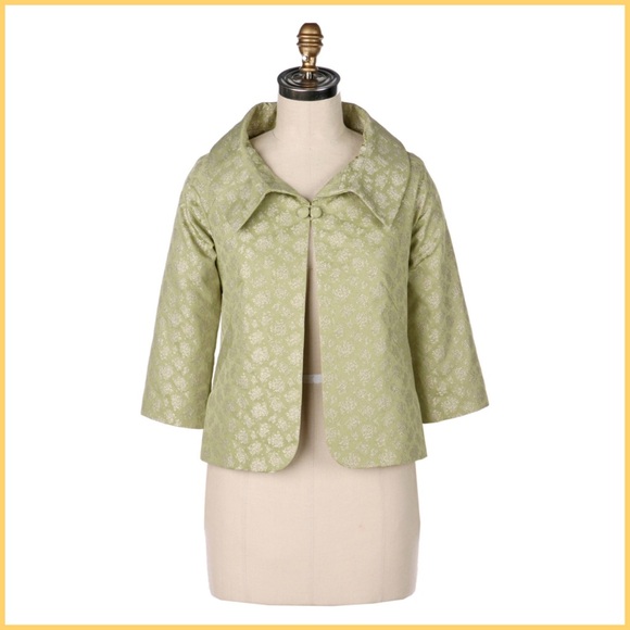 2005 Anthro Brocade Swing Jacket by Elevenses - Picture 2 of 16